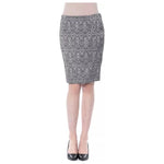 BYBLOS Black Viscose Women Skirt BY-17683-IT42|M