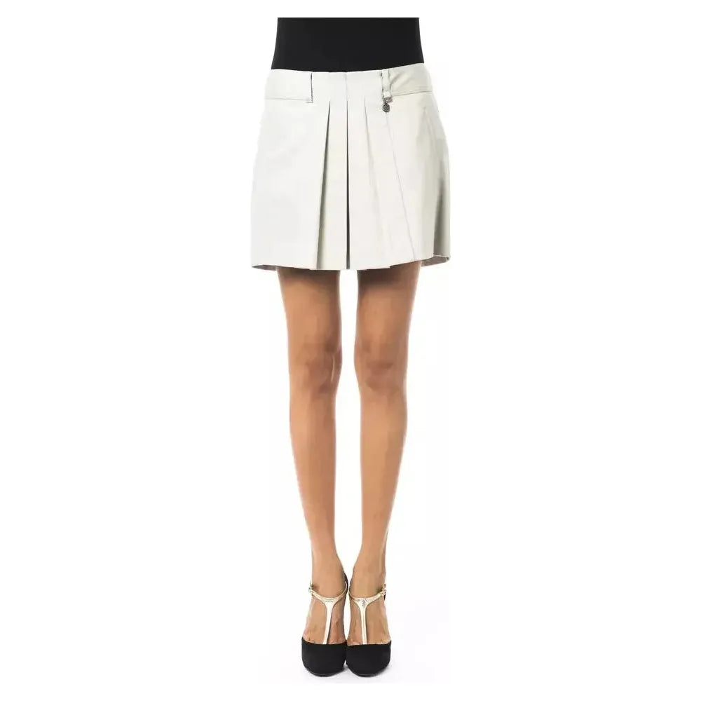 BYBLOS Gray Cotton Women Skirt WOMAN SKIRTS