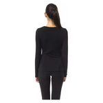 BYBLOS Black Viscose Women Top BY-17692-XS
