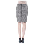 BYBLOS Black Viscose Women Skirt BY-17683-IT42|M