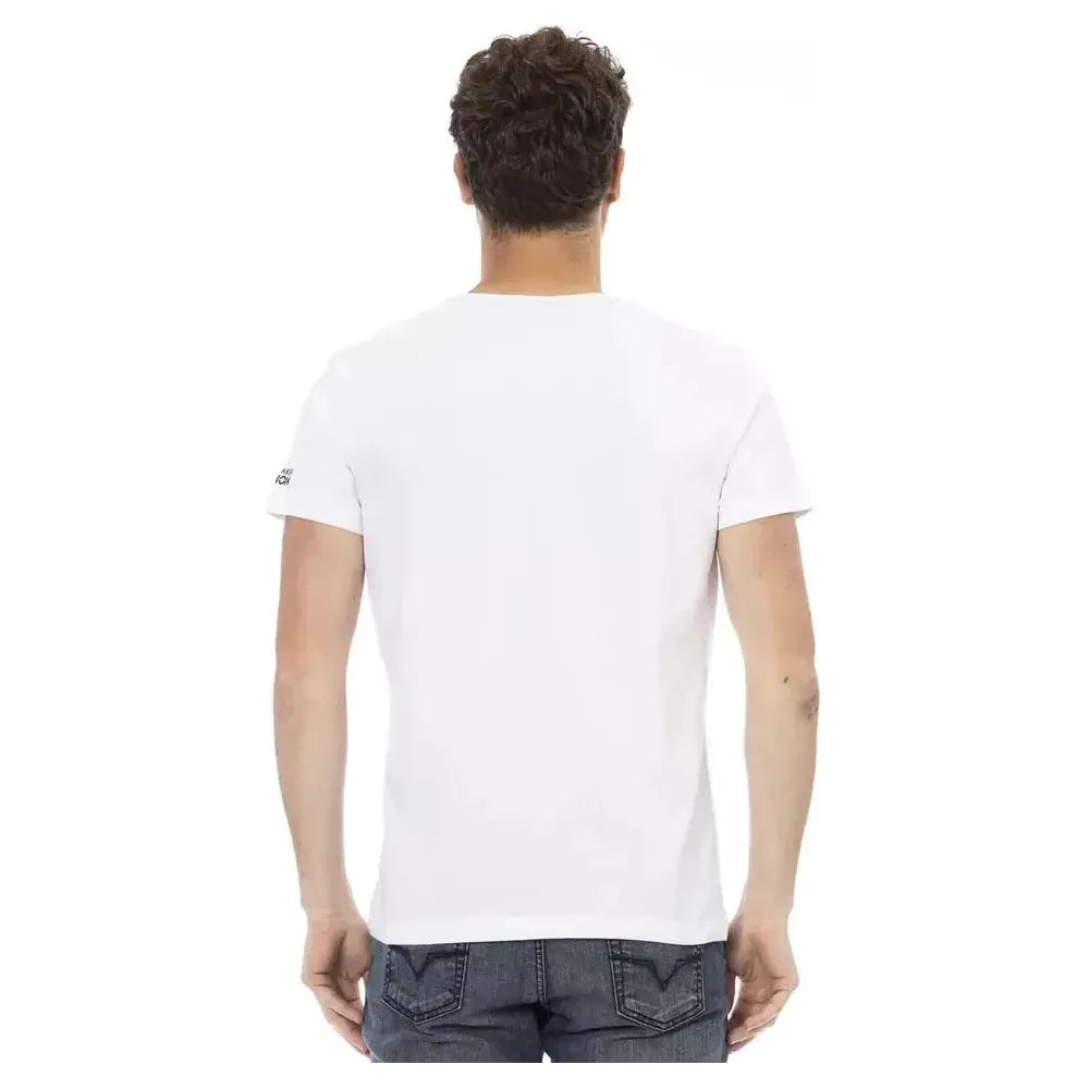 Trussardi Action White Cotton Men's T-Shirt TR-22792-XL