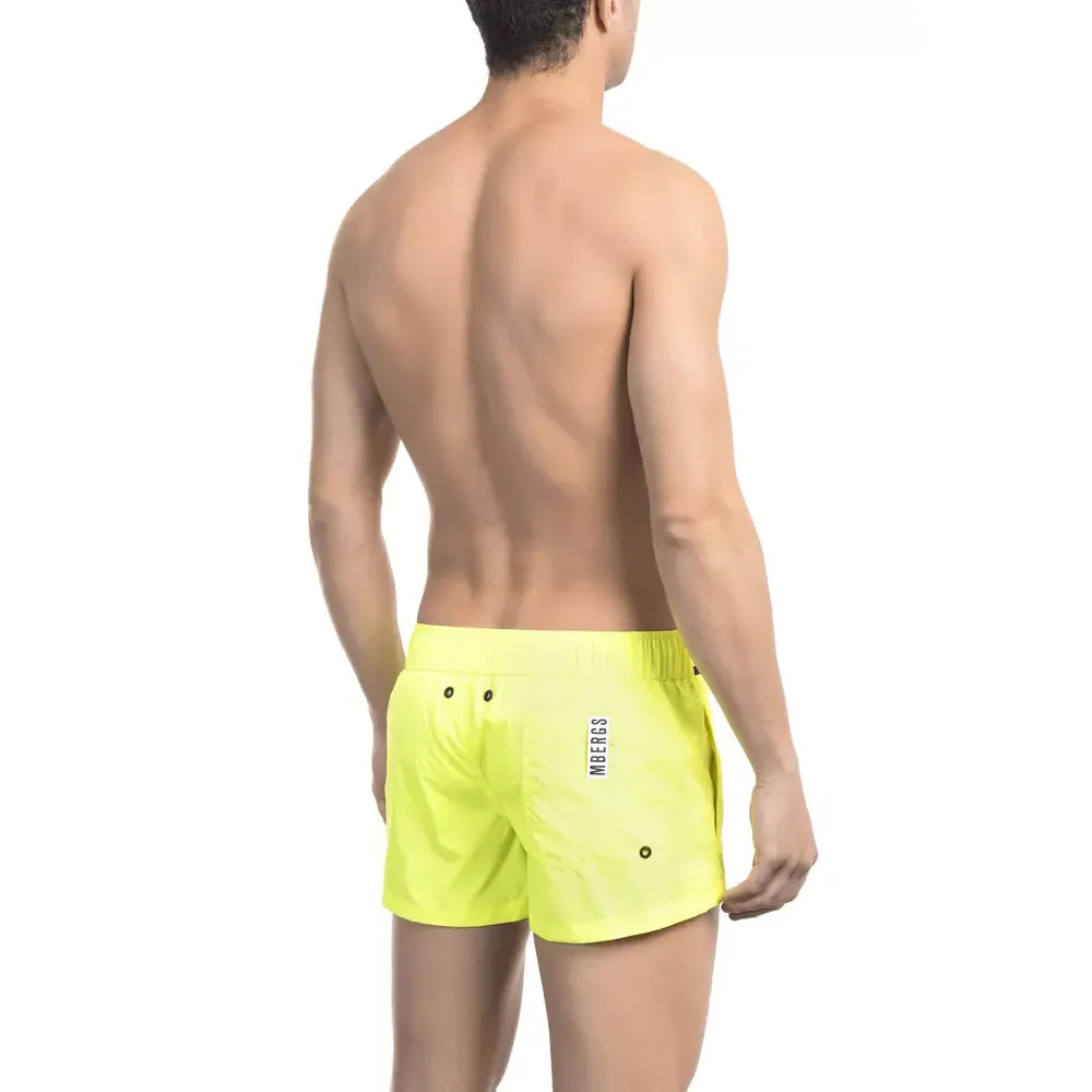 Bikkembergs Black Polyamide Men Swimsuit