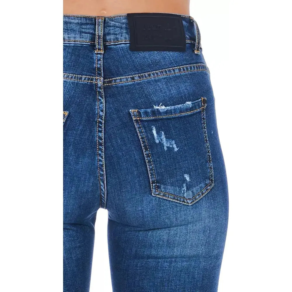 Frankie Morello Blue Denim Women's Jeans