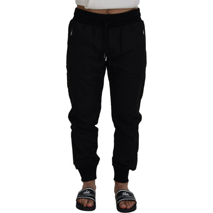 Dolce & Gabbana Black Men Casual Jogger Pants