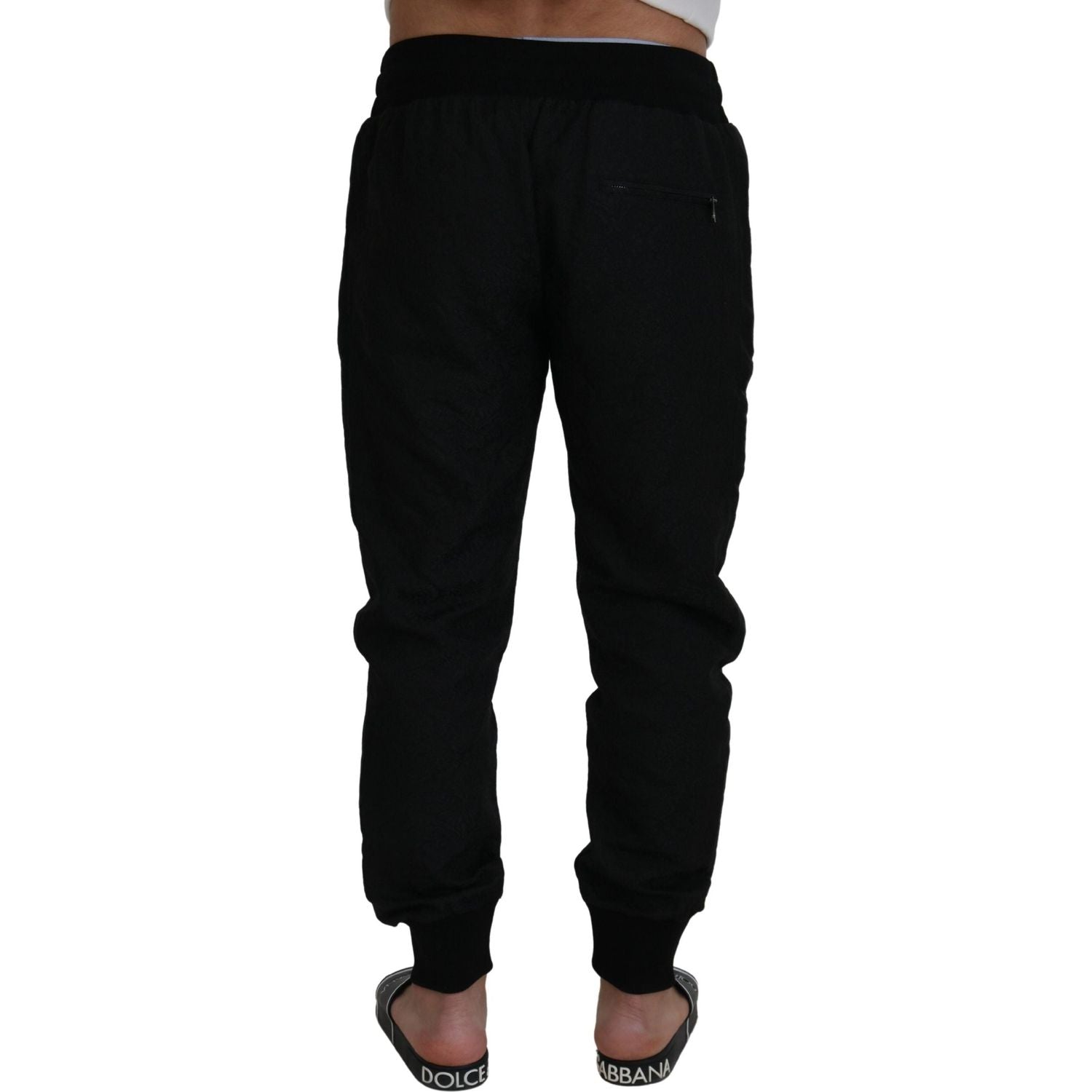 Dolce & Gabbana Black Men Casual Jogger Pants