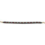 Dolce & Gabbana Green Crystals Leather Bag Shoulder Strap BEL8734
