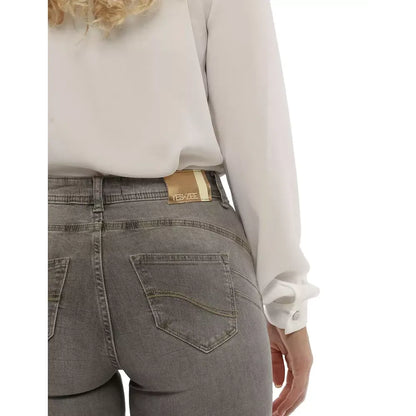 Yes Zee Gray Cotton Women's Jeans
