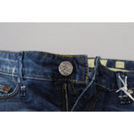 Acht Blue Washed Cotton Slim Fit Women Denim Jeans PAN74125- 25