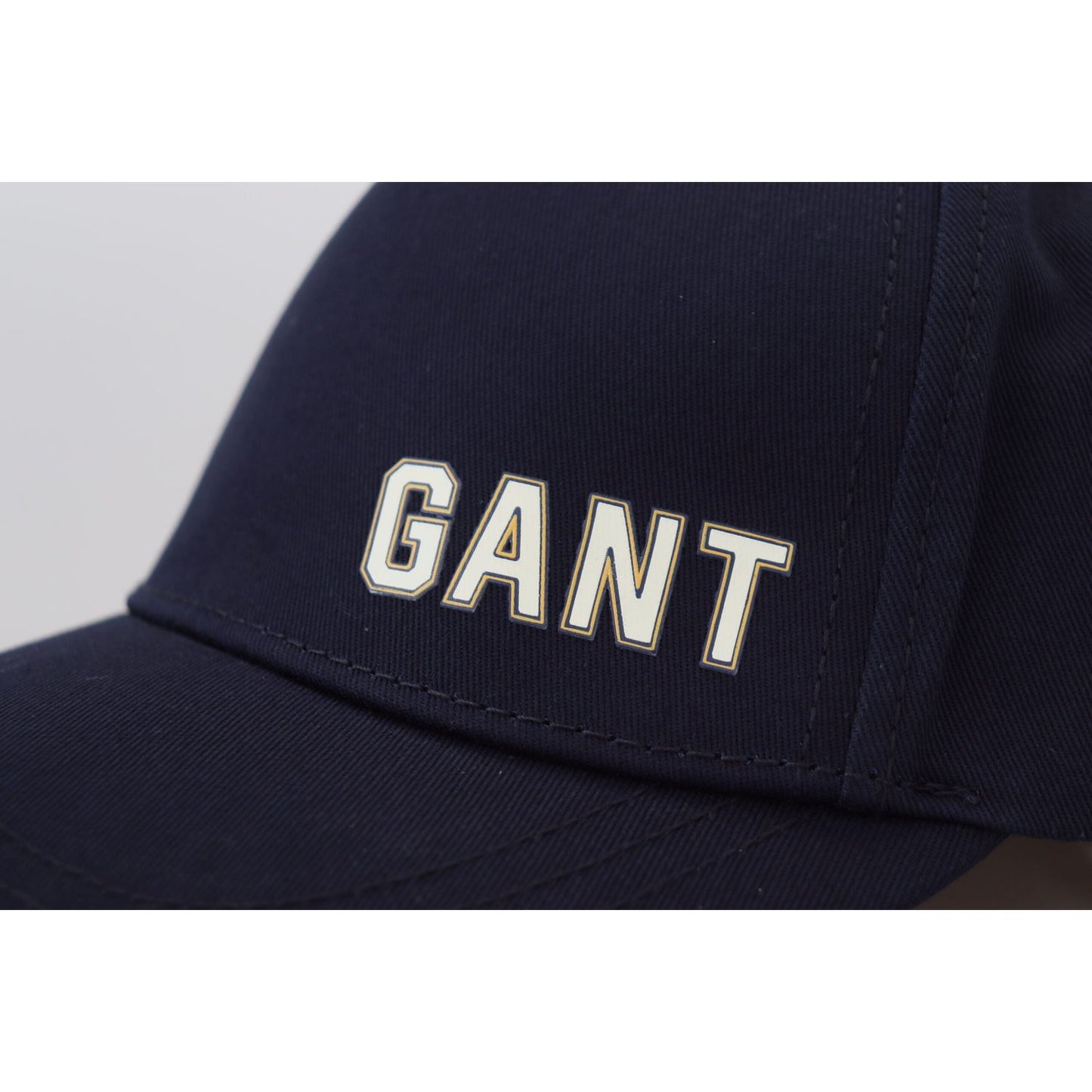 Gant Blue Cotton Logo Print Baseball Cap Casual Hat