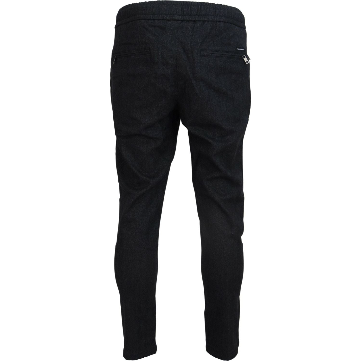 Dolce & Gabbana Gray Cotton Jogger Men Pants
