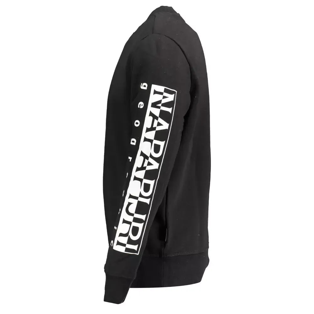 Napapijri Black Cotton Sweater