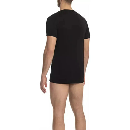 Cavalli Class Black Cotton Men's T-Shirt