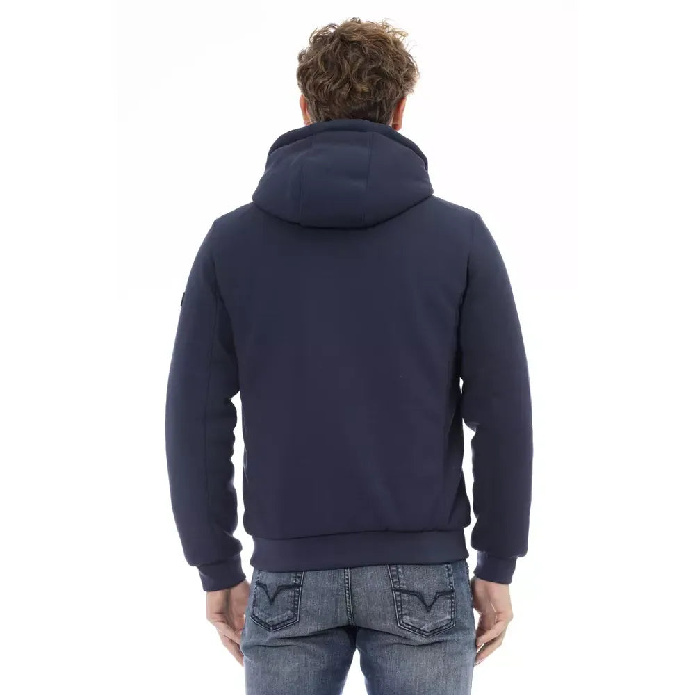 Baldinini Trend Blue Polyester Jacket