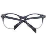 Maje Black Women Glasses Frame, round plastic full-rim design with demo lenses, 51-18-140 size, featuring a stylish black color.