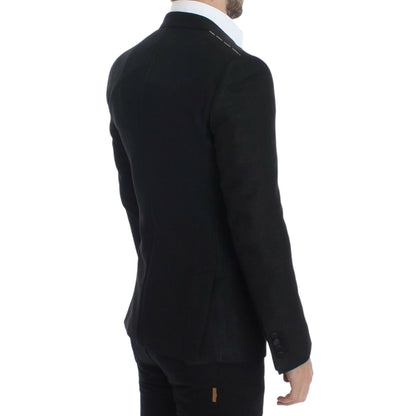 Dolce & Gabbana Black wool MARTINI slim blazer