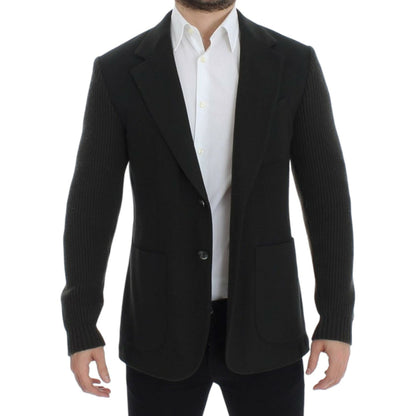 Dolce & Gabbana Green cashmere two button blazer
