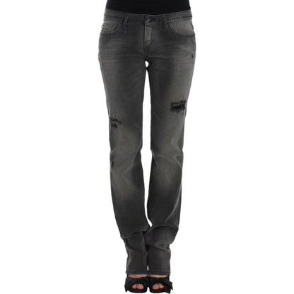 Costume National Gray straight leg jeans
