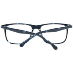Lozza Blue Men Glasses Frame in full-rim square style with blue acetate material, featuring plastic demo lenses and a size of 54-10-142.