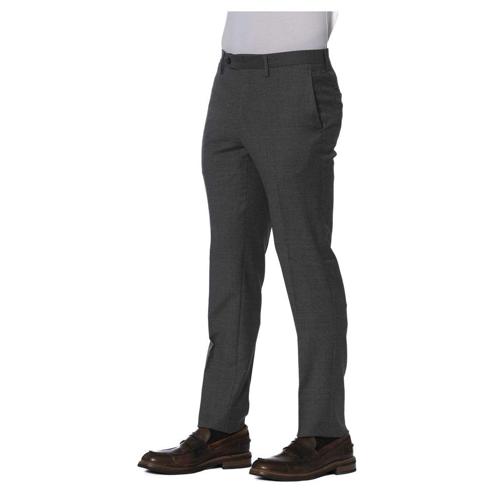 Trussardi Gray Wool Men Trousers TR-24079-IT44 | XS
