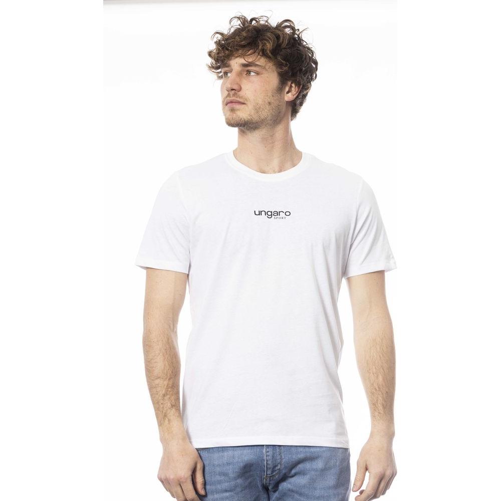 Ungaro Sport White Cotton Men's T-Shirt