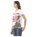 Trussardi Action White Cotton Women T-Shirt TR-24170-XS