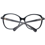 Max Mara Black Women Glasses Frame in full-rim butterfly style with plastic material, demo lenses, and branded case.