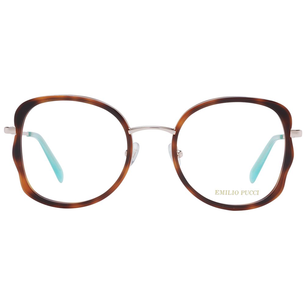 Emilio Pucci Brown Metal & Plastic Glasses (Frames)