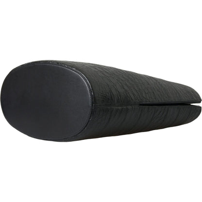 Balenciaga Black Exotic Skin Leather Maxi Bucket Tote Purse Bag Balenciaga