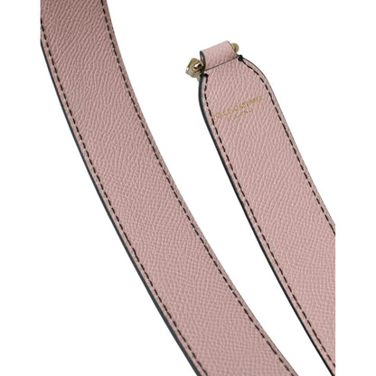 Dolce & Gabbana Pink Leather Handbag Accessory Shoulder Strap