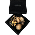 Dolce & Gabbana Gold Black Crystals Lapin Fur Filigree Chocker Necklace Necklace Dolce & Gabbana Dark Khaki