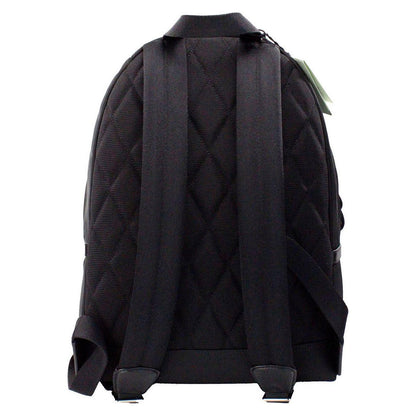 Burberry Abbeydale Branded Stamp Black Nylon Backpack Shoulder Bookbag