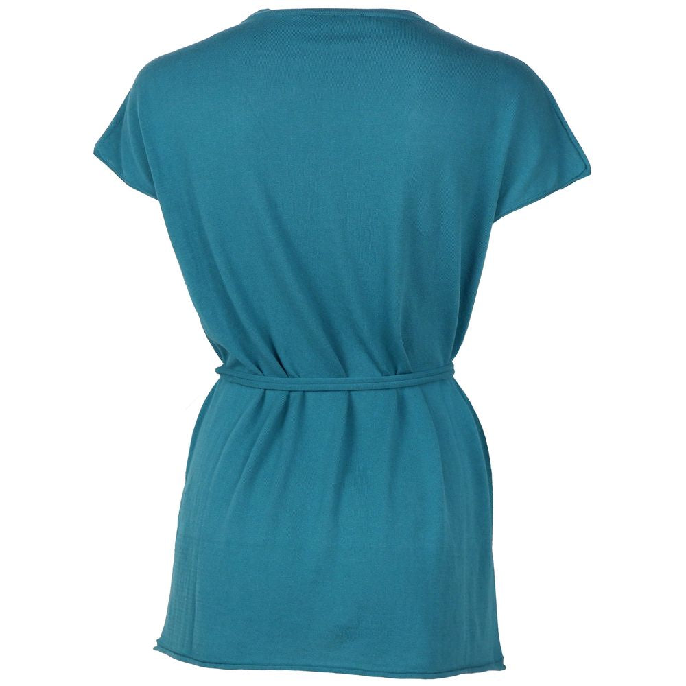 Alpha Studio Green Cotton Dress AL-12974-IT40|S