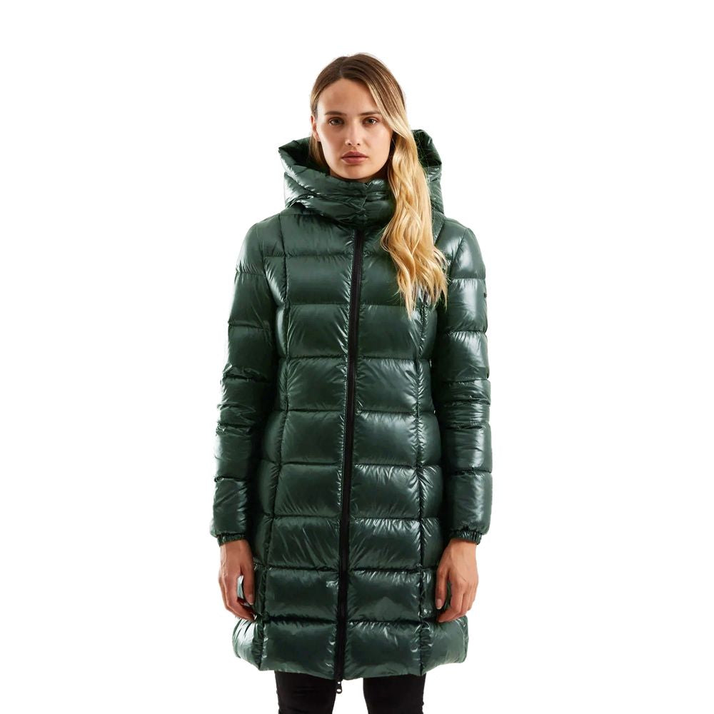 Refrigiwear Green Polyester Women Jacket RE-11344-XS