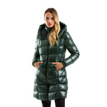 Refrigiwear Green Polyester Women Jacket RE-11344-XS
