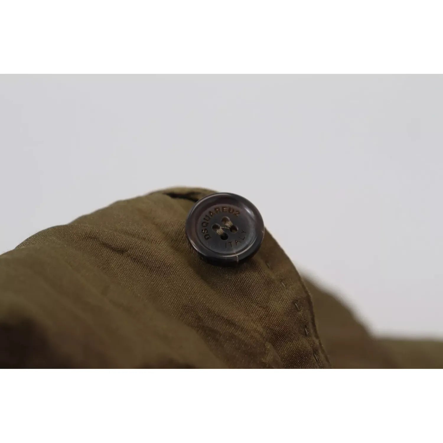 Dsquared² Green Single Breasted Men Coat Blazer Jacket