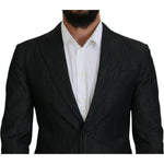 Dsquared² Black Cotton Single Breasted 2 Piece MIAMI Suit KOS2013-48