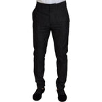 Dsquared² Black Cotton Single Breasted 2 Piece MIAMI Suit KOS2013-48
