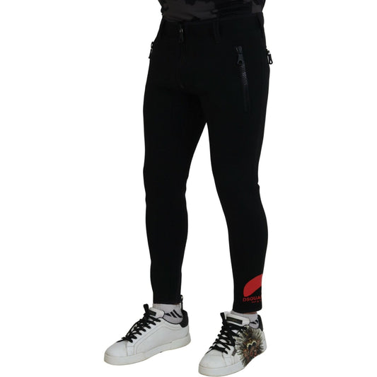 Dsquared² Back Polyamide Slim Fit Logo Print Pants PAN74462-48