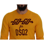 Dsquared² Orange Wool Long Sleeves Men Pullover Sweater TSH83538-48