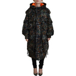 Dsquared² Green Hooded Goth Camouflage Print Parka Coat Jacket JKT3530-38
