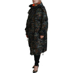 Dsquared² Green Hooded Goth Camouflage Print Parka Coat Jacket JKT3530-38