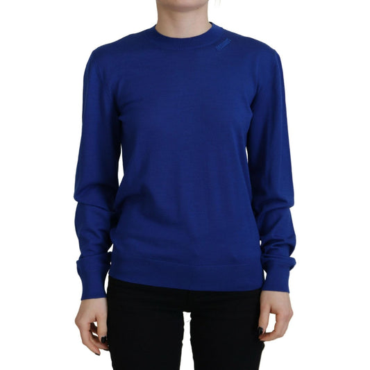 Dsquared² Blue Long Sleeve Crew Neck Casual Sweater TSH83425-38