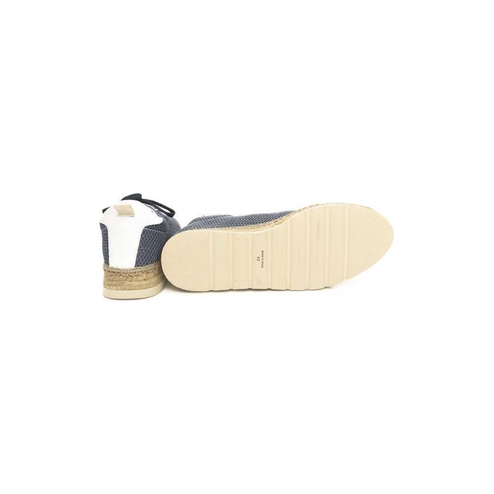 Cerruti 1881 Blue Calfskin Men Sneaker CE-24468-EU39/US6
