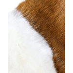 Dolce & Gabbana Brown White Acrylic Knitted Fur Mitten Gloves LB30147