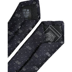 Dolce & Gabbana Blue DG Logo 100% Silk Adjustable Tie KRA3291