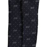Dolce & Gabbana Blue DG Logo 100% Silk Adjustable Tie KRA3291