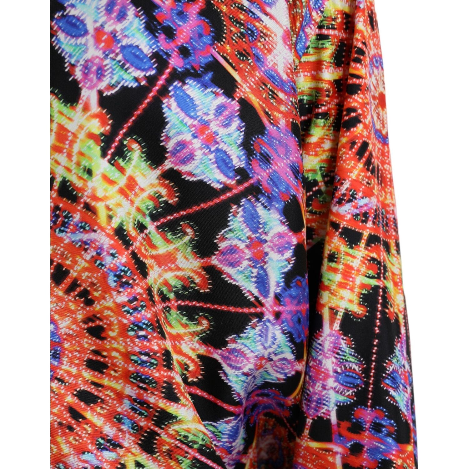 Dolce & Gabbana Multicolor Luminarie Silk Men Casual Shirt