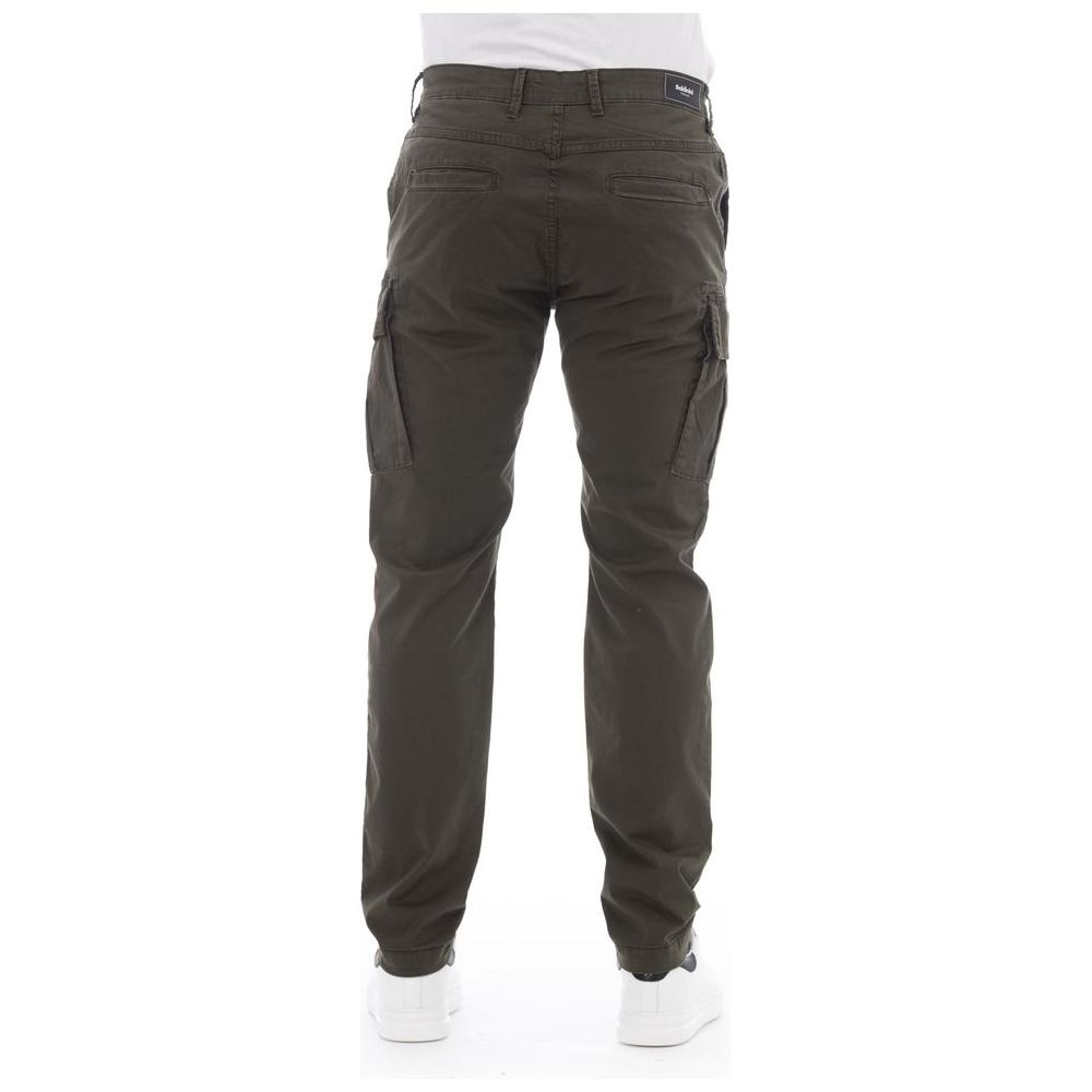 Baldinini Trend Army Cotton Men Cargo Trouser
