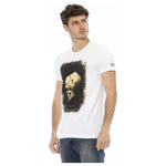 Trussardi Action White Cotton Men's T-Shirt TR-22799-M