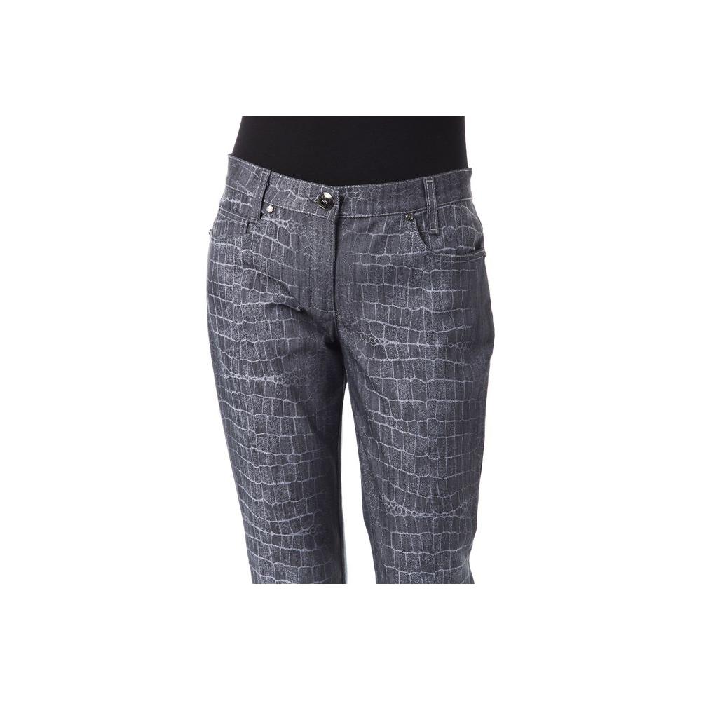 BYBLOS Black Viscose Women Pants BY-17630-W28